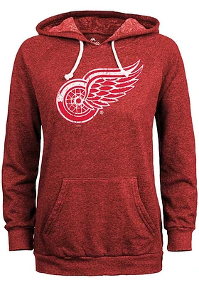 Detroit Red Wings Womens Primary Hooded Sweatshirt