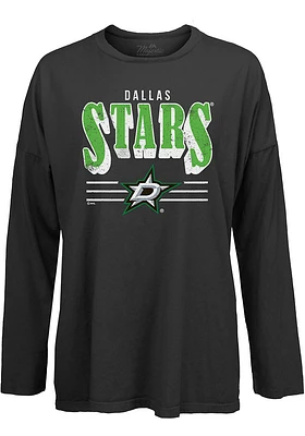 Dallas Stars Womens Black Bernard LS Tee