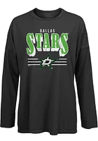 Dallas Stars Womens Black Bernard LS Tee