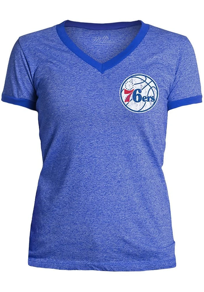 Philadelphia 76ers Womens Primary Short Sleeve T-Shirt
