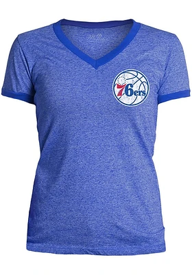 Philadelphia 76ers Womens Primary Short Sleeve T-Shirt