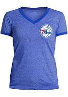 Philadelphia 76ers Womens Primary Short Sleeve T-Shirt