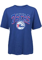 Philadelphia 76ers Womens Burble Short Sleeve T-Shirt