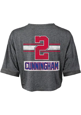 Cade Cunningham Detroit Pistons Womens Charcoal Hard Hit Player T-Shirt