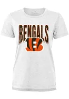 Joe Burrow Cincinnati Bengals Womens White Minerva Player T-Shirt