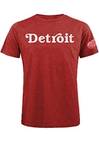 Detroit Red Wings City Wordmark Short Sleeve Fashion T Shirt