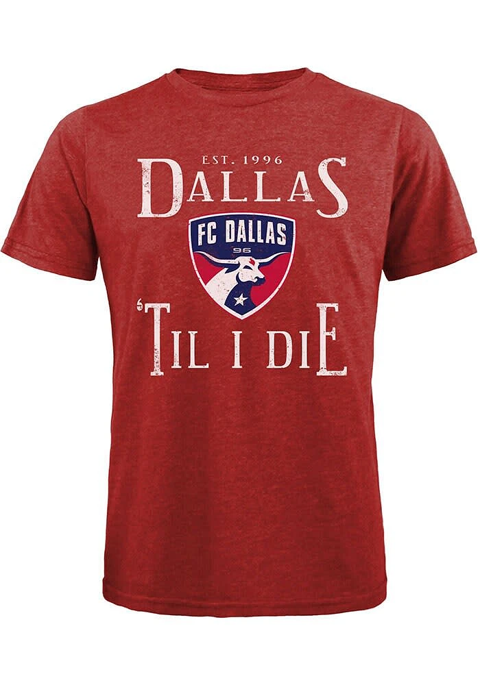 FC Dallas Red ESTABLISHED Short Sleeve Fashion T Shirt