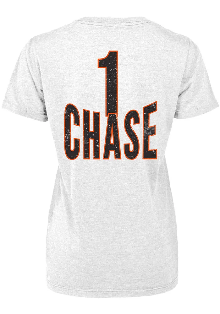 Ja'Marr Chase Cincinnati Bengals Womens White Minerva Player T-Shirt