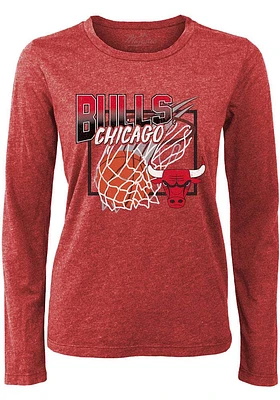 Chicago Bulls Womens Boyfriend LS Tee