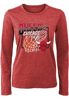 Chicago Bulls Womens Boyfriend LS Tee