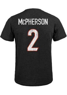 Evan McPherson Cincinnati Bengals Black Primary Player Short Sleeve Fashion T Shirt