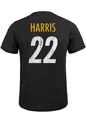 Najee Harris Pittsburgh Steelers Black Primary Player Short Sleeve Fashion T Shirt