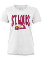 Nolan Arenado St Louis Cardinals Womens White Boyfriend Player T-Shirt