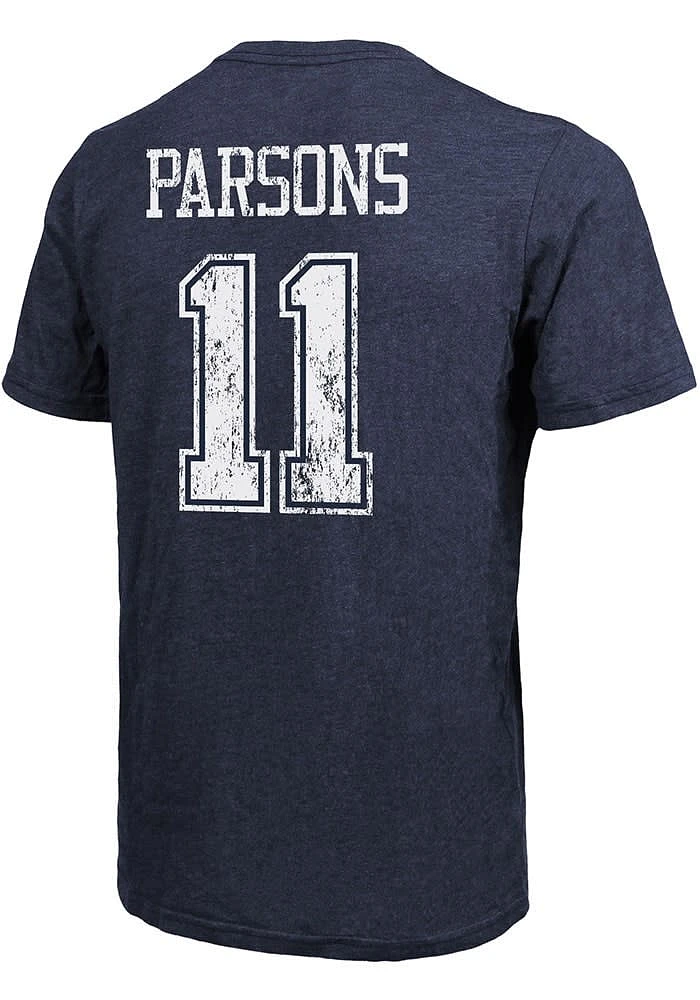 Micah Parsons Dallas Cowboys Navy Blue Primary Player Short Sleeve Fashion T Shirt