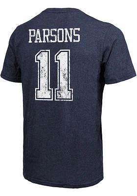 Micah Parsons Dallas Cowboys Navy Blue Primary Player Short Sleeve Fashion T Shirt