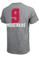 Mike Moustakas Cincinnati Reds Grey Aldo Short Sleeve Fashion Player T Shirt