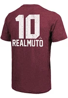 JT Realmuto Philadelphia Phillies Maroon Aldo Short Sleeve Fashion Player T Shirt