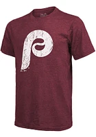 JT Realmuto Philadelphia Phillies Maroon Aldo Short Sleeve Fashion Player T Shirt