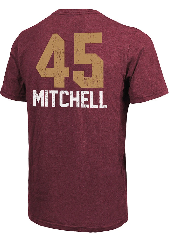 Donovan Mitchell Cleveland Cavaliers Maroon Player TEE Short Sleeve Fashion T Shirt