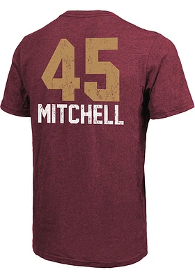 Donovan Mitchell Cleveland Cavaliers Maroon Player TEE Short Sleeve Fashion T Shirt