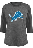 Aidan Hutchinson Detroit Lions Womens Grey Long Sleeve Player T Shirt