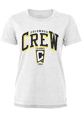 Columbus Crew Womens White High Low Short Sleeve T-Shirt