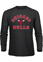Chicago Bulls Black CURVEBALL Long Sleeve Fashion T Shirt