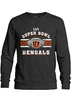 Cincinnati Bengals Mens Black Make It Happen Long Sleeve Crew Sweatshirt