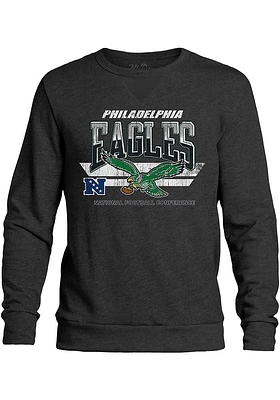 Philadelphia Eagles Mens Black Conference Long Sleeve Fashion Sweatshirt