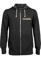 Pittsburgh Penguins Mens Black Primary Long Sleeve Zip Fashion