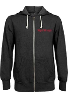 Detroit Red Wings Mens Black Primary Long Sleeve Zip Fashion