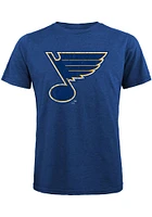 Jordan Kyrou St Louis Blues Blue Name And Number Short Sleeve Fashion Player T Shirt