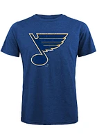 St Louis Blues Blue Name And Number Short Sleeve Fashion Player T Shirt