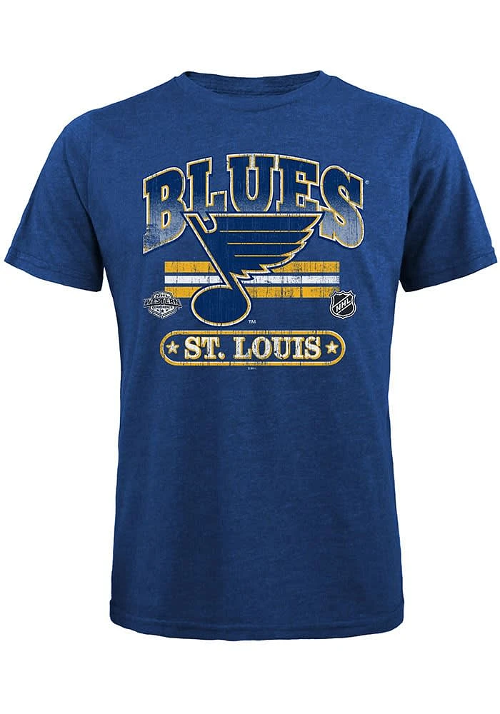 St Louis Blues Chunky Century Short Sleeve Fashion T Shirt