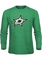 Jamie Benn Dallas Stars Kelly Green Name And Number Long Sleeve Player T Shirt