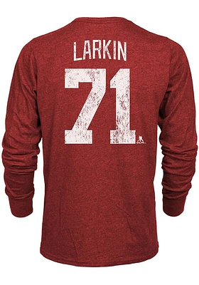 Dylan Larkin Detroit Red Wings Name And Number Long Sleeve Player T Shirt