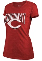 Elly De La Cruz Cincinnati Reds Womens Red Player T-Shirt