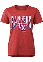 Corey Seager Texas Rangers Womens Red High Low Player T-Shirt