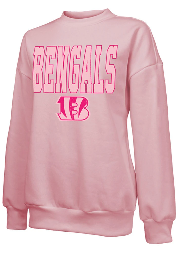 Cincinnati Bengals Womens Oversized Crew Sweatshirt