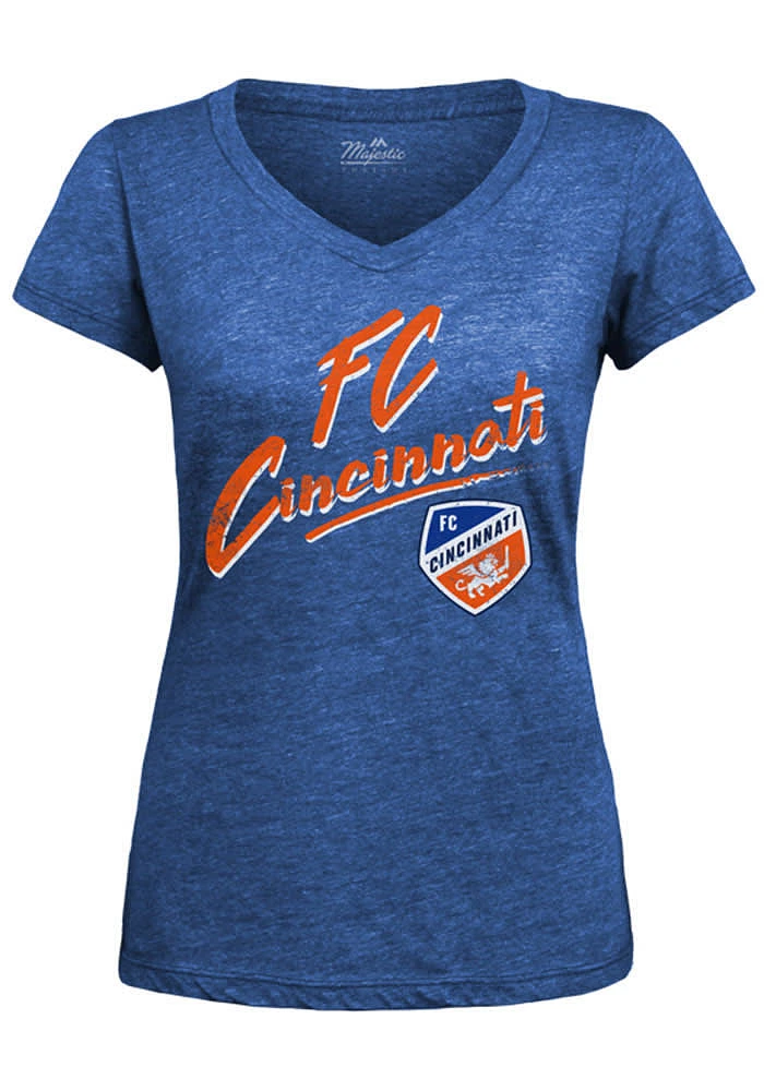 FC Cincinnati Womens Modest Short Sleeve T-Shirt