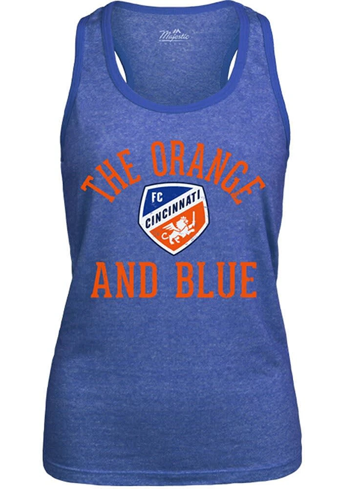 FC Cincinnati Womens Blue Contrast Tank Top