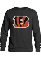 Cincinnati Bengals Mens Black Primary Long Sleeve Fashion Sweatshirt