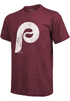 Trea Turner Philadelphia Phillies Maroon Name Number Short Sleeve Fashion Player T Shirt