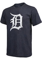 Javier Baez Detroit Tigers Navy Blue Name Number Short Sleeve Fashion Player T Shirt