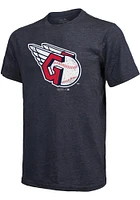 Steven Kwan Cleveland Guardians Navy Blue Name Number Short Sleeve Fashion Player T Shirt