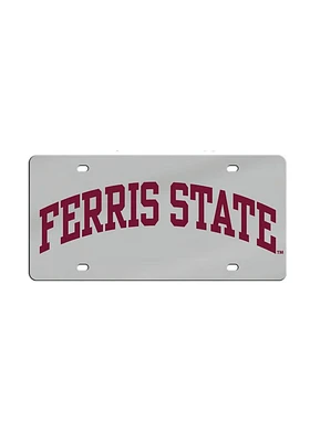 Ferris State Bulldogs Arched Car Accessory License Plate