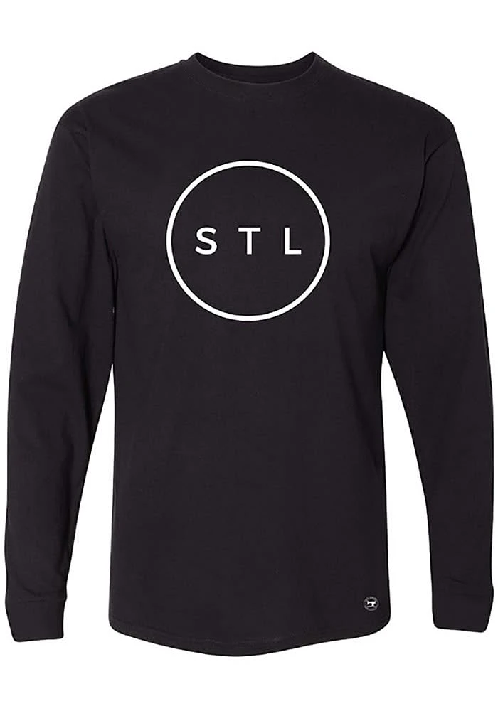 Arch Apparel St Louis Black Circle Tee Long Sleeve T Shirt