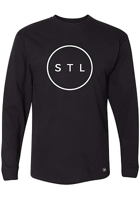 Arch Apparel St Louis Black Circle Tee Long Sleeve T Shirt