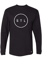 Arch Apparel St Louis Black Circle Tee Long Sleeve T Shirt
