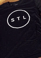 Arch Apparel St Louis Black City Circle Short Sleeve Fashion T Shirt